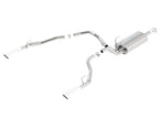 Borla Cat-Back Touring Exhaust System for 2009-2014 Dodge Ram 1500 5.7L V8, Through Bumper Exit, Single Split Rear Exit