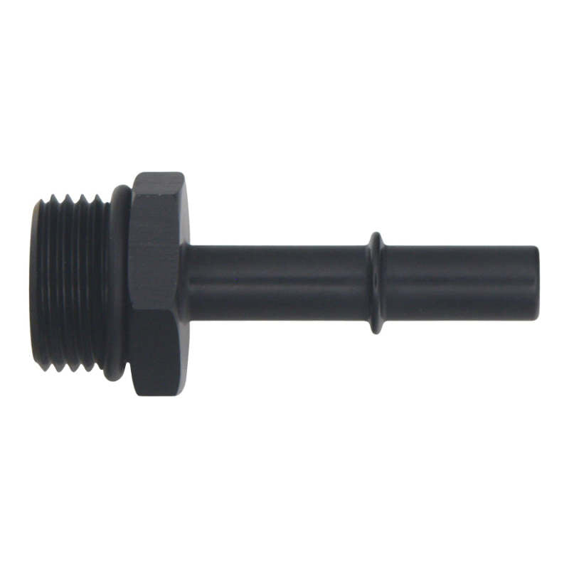 DeatschWerks 10AN ORB Male to 3/8 Inch Male EFI Quick Connect Adapter - Anodized Matte Black