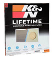 K&N HVAC Filter 24 x 24 x 1 - Reusable Washable Pleated Synthetic Filter for Improved Indoor Air Quality
