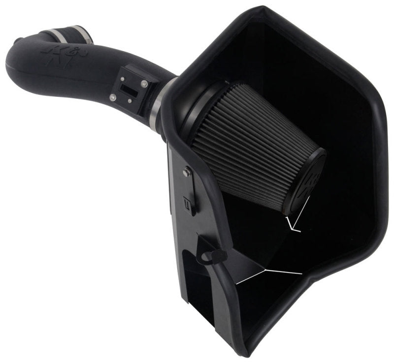 K&N Engineering 30-3110 Performance Air Intake System for 2019 Chevrolet Silverado 1500 and GMC Sierra 1500 V8 6.2L