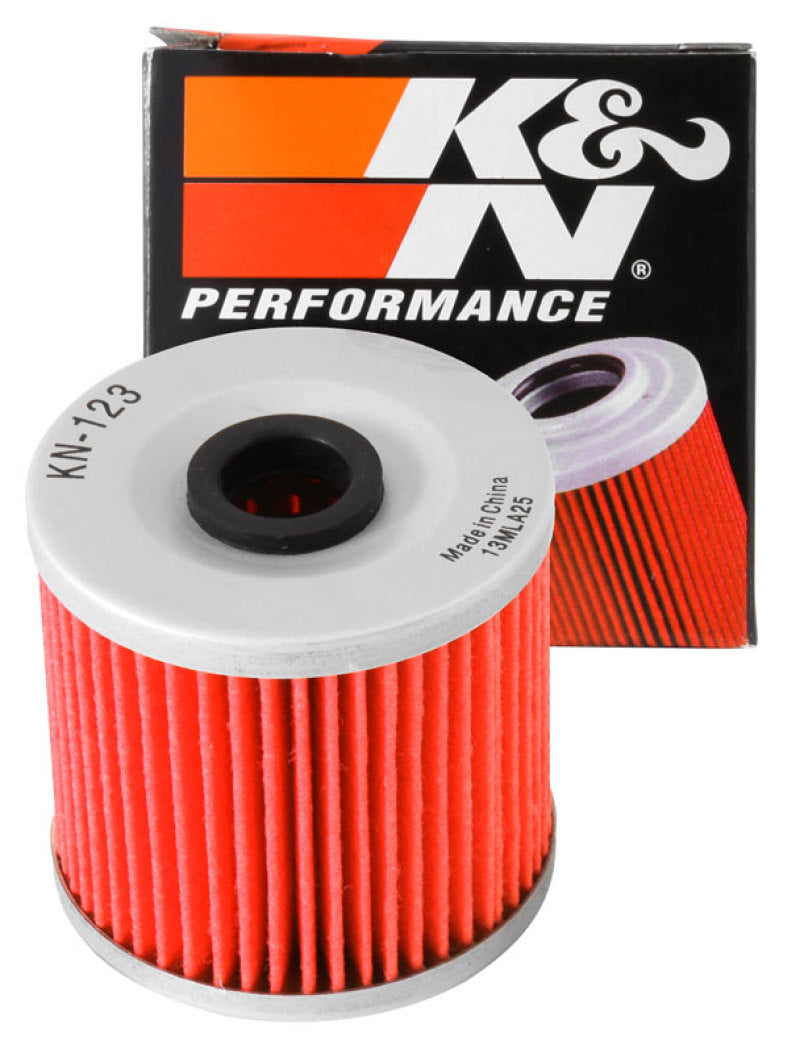 K&N Engineering Kawasaki 2.156-inch OD x 2.219-inch H Powersports Cartridge Oil Filter – Part Number KN-123
