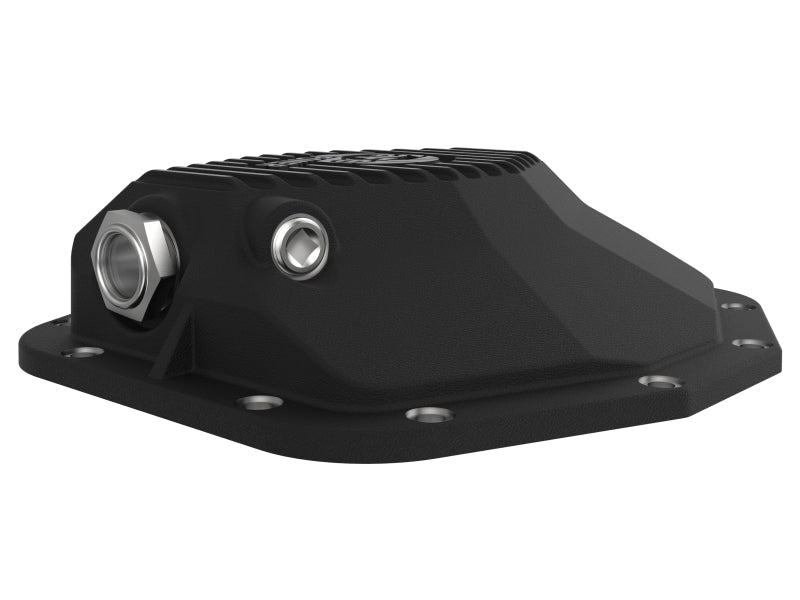 aFe POWER 21-22 Ram 1500 TRX Hemi V8 6.2L PRO Series Rear Differential Cover with Machined Fins and Black Finish