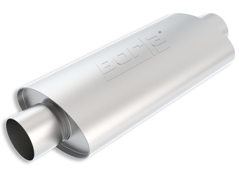 Borla XR-1 Racing Sportsman 3.5-inch Oval and Round Muffler with Reversible Design