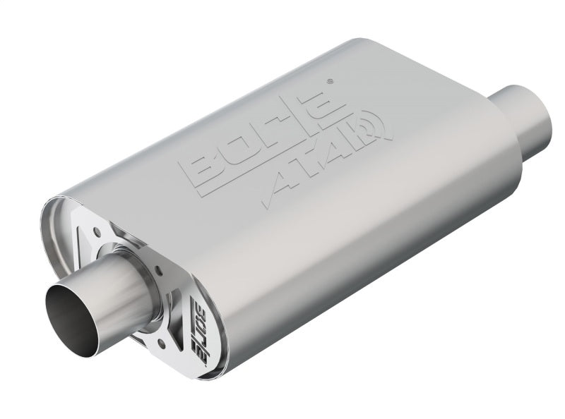 Borla CrateMuffler SBC Stock Output 283/327/350 V8 2.5-inch Offset/Center Exhaust Muffler