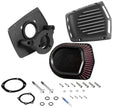 K&N Street Metal Intake System for 2001-2016 Harley-Davidson Softail and Dyna Models - Shaker Black