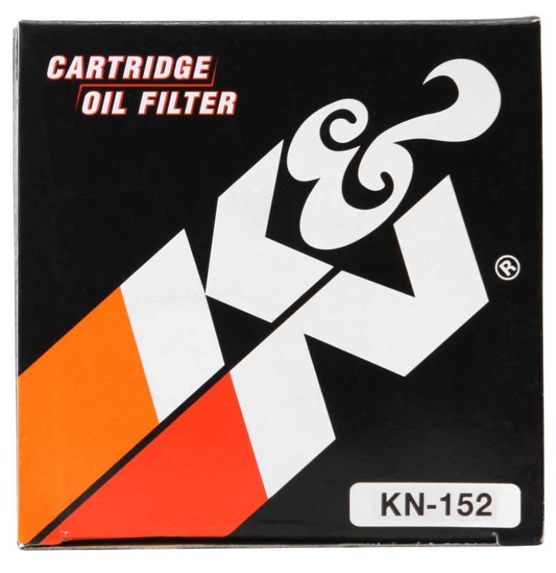K&N Engineering Powersports Cartridge Oil Filter KN-152 for Aprilia, Bombardier, Can-Am, Ski Doo