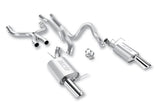 Borla ATAK Cat-Back Exhaust System for 2011-2012 Ford Mustang GT and Boss 302 – 5.0L V8, Aggressive Sound, Stainless Steel