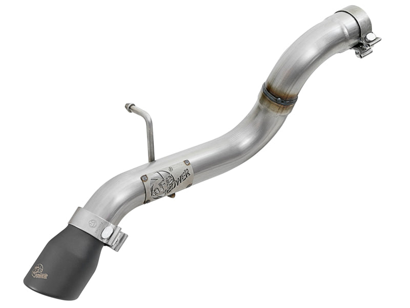 aFe MACH Force-Xp Axle-Back Exhaust System with Black Tip for 2018-2019 Jeep Wrangler L4-2.0T / V6-3.6L