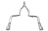 AWE Tuning Track Edition Exhaust for 2015+ Dodge Charger 6.4L/6.2L with Chrome Silver Tips