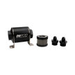 DeatschWerks Stainless Steel 6AN Inline Fuel Filter Housing Kit (70mm) - 10 Micron, Universal