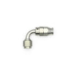 DeatschWerks 6AN Female Swivel 90-Degree Hose End PTFE with Olive Insert – Anodized Titanium for Automotive Fuel Systems