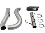 aFe MACHForce XP Large Bore 5-Inch DPF-Back Exhaust System with Black Tip for Dodge RAM 2500/3500 (2013-2015) 6.7L Diesel