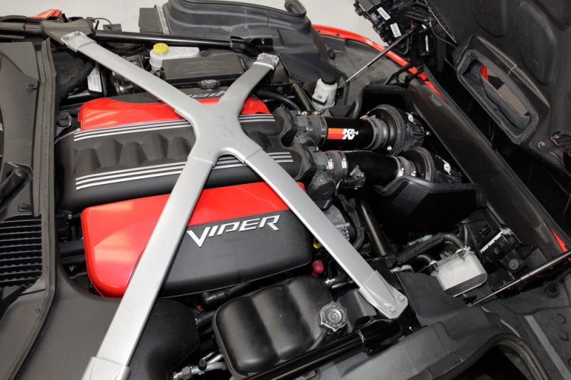 K&N 69 Series Typhoon Performance Intake Kit for 2013-2016 Dodge Viper with 8.4L V10 - Improved Horsepower and Torque