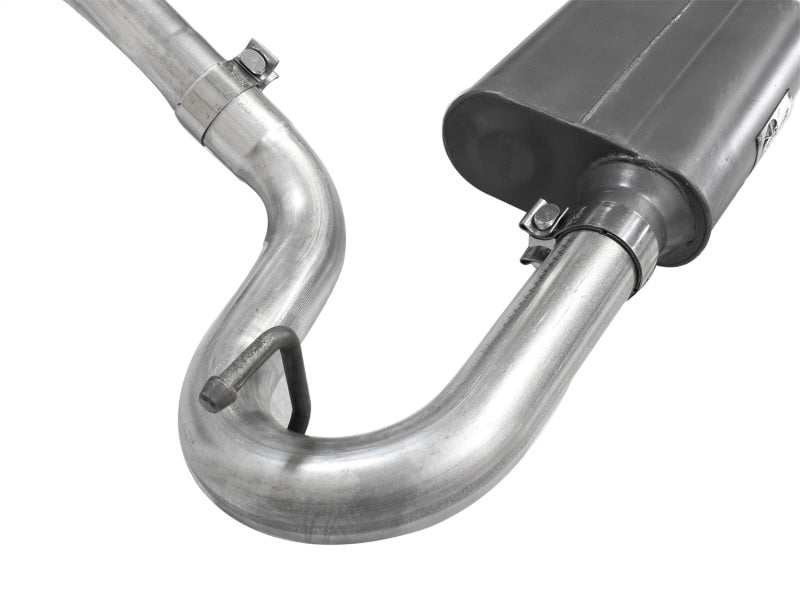aFe Scorpion Aluminized Hi-Tuck Cat-Back Exhaust System for Jeep Wrangler (07-18 V6 3.6L/3.8L) Part #49-08043