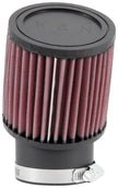 K&N Engineering Universal Rubber Round Straight Air Filter Part RU-1750 – 20° Angled, 2-7/16 Inch Flange, 3-3/4 Inch Outer Diameter, 4 Inch Height