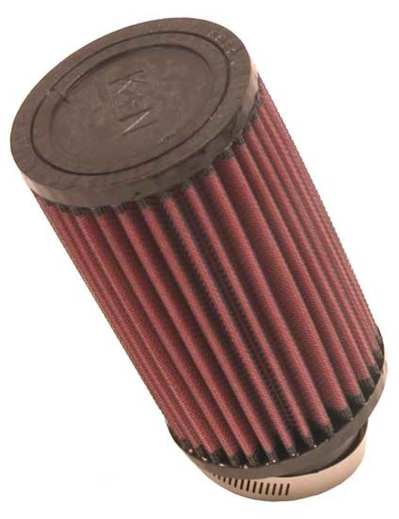 K&N Universal Rubber Round Air Filter with 20-Degree Flange Angle, 2.25-inch Flange ID, 3.5-inch OD, 6-inch Height