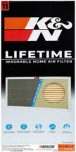 K&N HVAC Filter - 14 x 30 x 1 | Reusable Pleated Synthetic Air Filter with MERV 11 Rating
