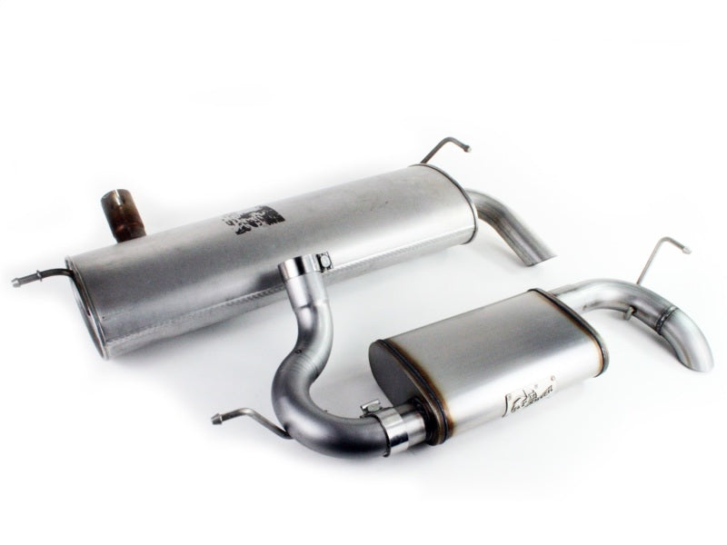 aFe MACH Force XP 2.5-inch Stainless Steel Axle-Back Exhaust System for Jeep Wrangler (2011-2013) V6-3.6L/3.8L