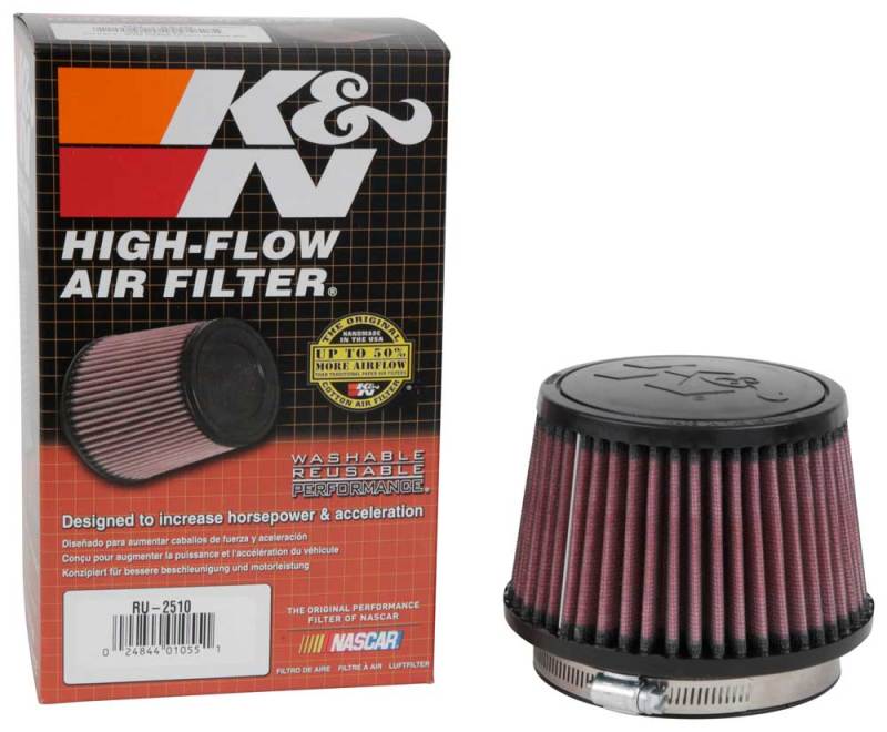K&N Engineering RU-2510 Universal 4-Inch Air Filter for Automotive and Equipment Applications