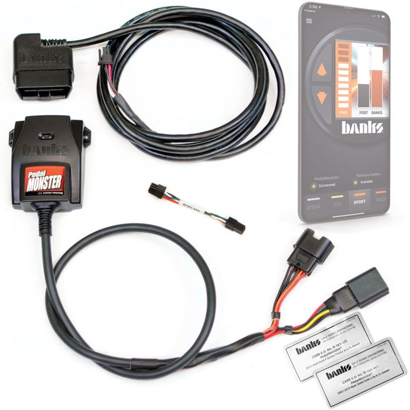 Banks Power PedalMonster Torque Response Controller for 2007-2019 Ram 2500/3500 and 2011-2020 Ford F-Series 6.7L