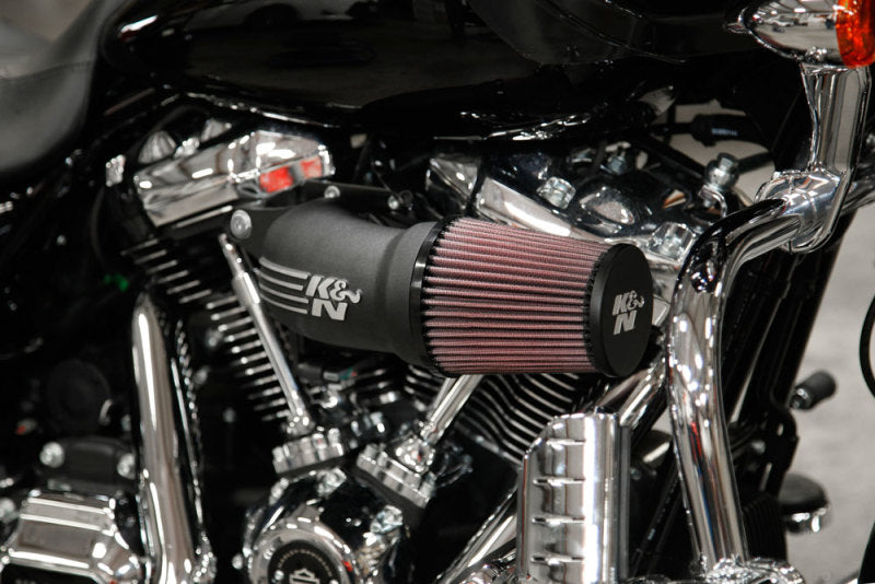 K&N Engineering Part 57-1139 High-Flow Performance Air Intake System for 2017 Harley-Davidson Touring Models
