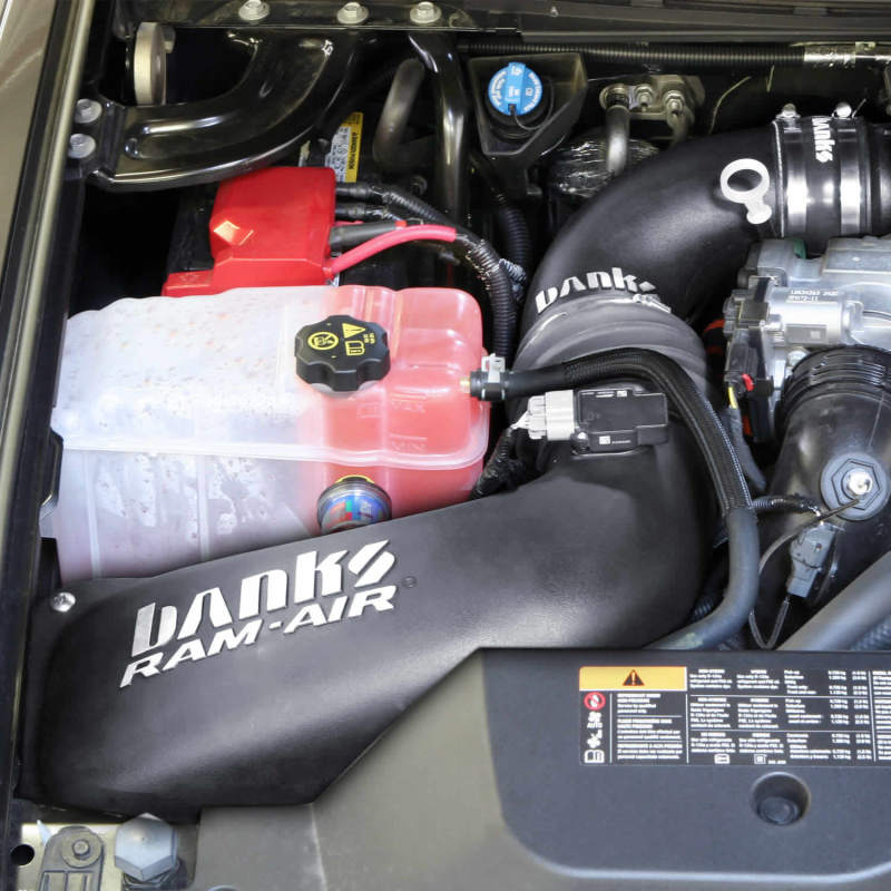 Banks Power 13-14 Chevy 6.6L LML Ram-Air Intake System with Dry Filter – Cold Air Intake for GMC Sierra 2500/3500