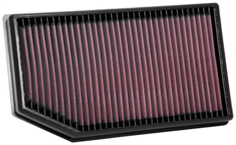 K&N Engineering 33-5076 High-Flow Drop-In Air Filter for 2018-2019 Jeep Wrangler JL 2.0L/3.6L