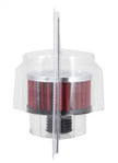 K&N Engineering 62-1495 Chrome Top Rubber Base Crankcase Vent Filter for Ford Valve Covers