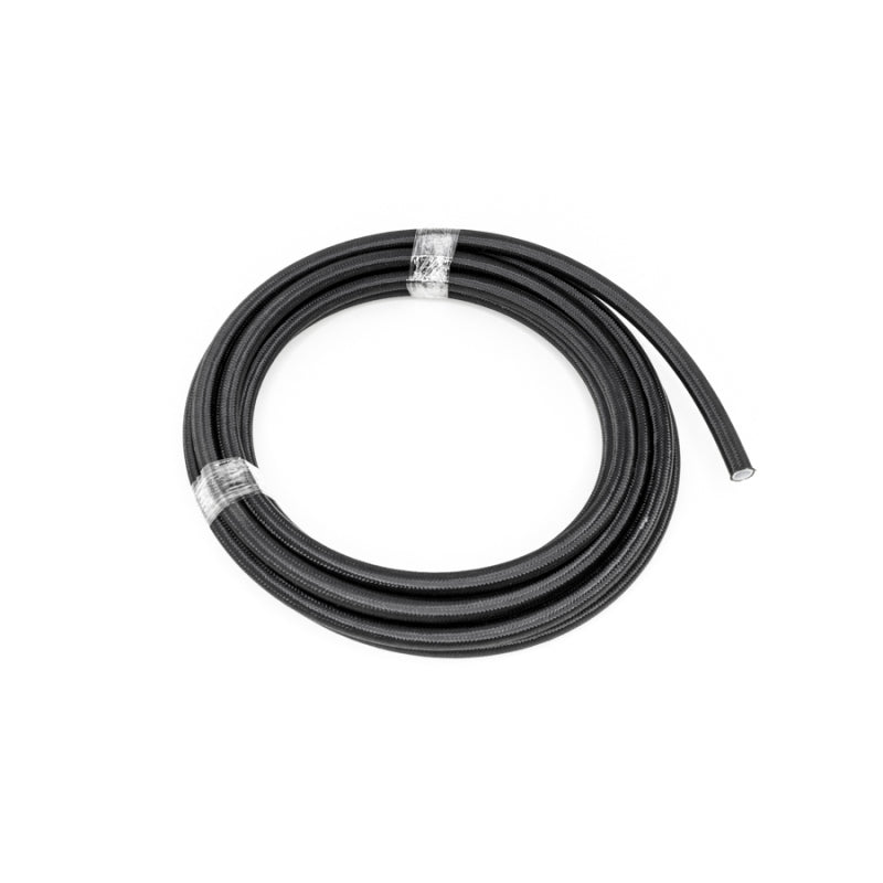 DeatschWerks 8AN Black Nylon Braided PTFE Fuel Line - 20 Feet
