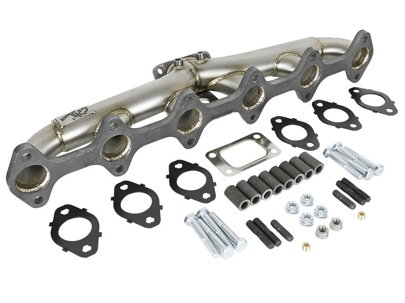 aFe Twisted Steel Header Turbo Manifold (T3) for 98.5-2002 Dodge Ram Diesel Trucks 5.9L