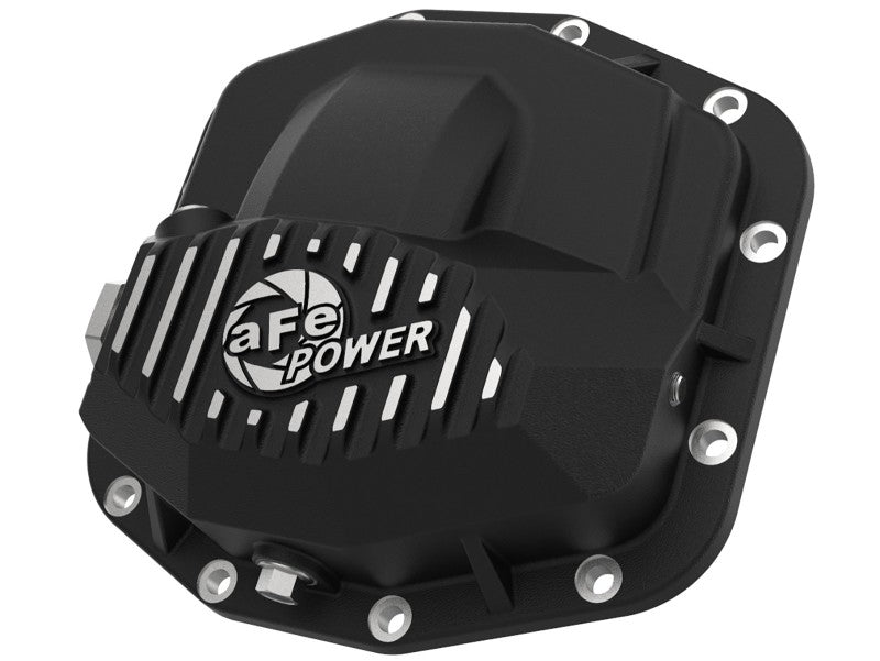 aFe Power Pro Series Front Differential Cover for Jeep Wrangler JL & Gladiator JT - Black with Machined Fins, Dana M210