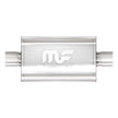 MagnaFlow 12279 Oval Straight-Through Performance Exhaust Muffler for Enhanced Sound and Durability
