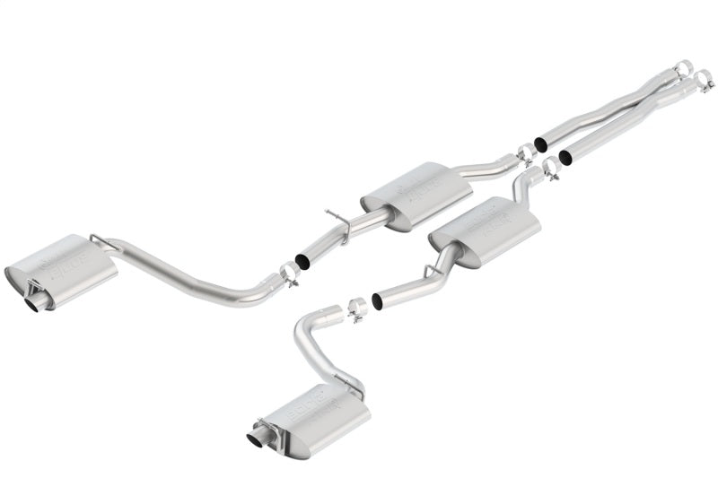 Borla ATAK Cat-Back Exhaust System for 2015-2022 Chrysler 300 and Dodge Charger R/T 5.7L V8