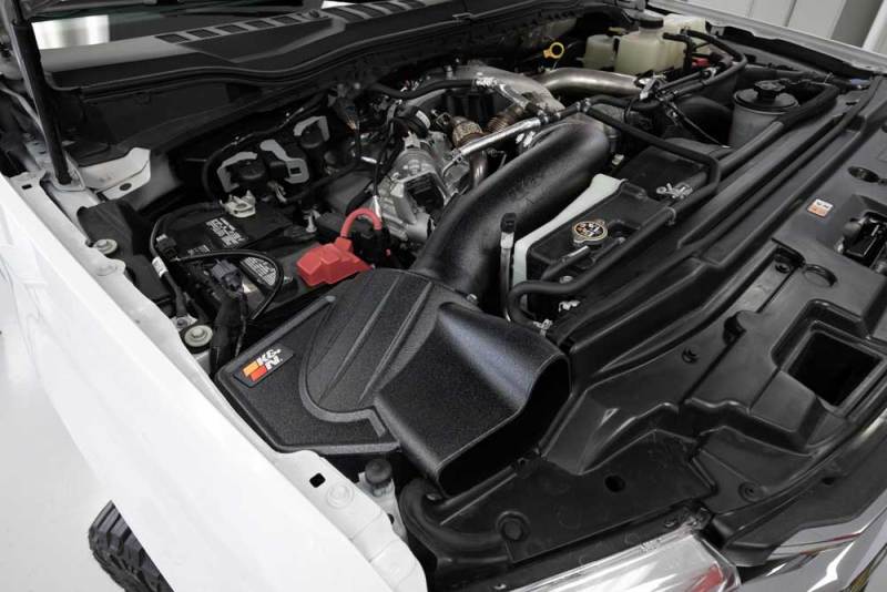 K&N 63 Series AirCharger Performance Intake for 2020-2021 Ford F-250 and F-350 with 6.7L V8 Diesel - Part Number 63-2613