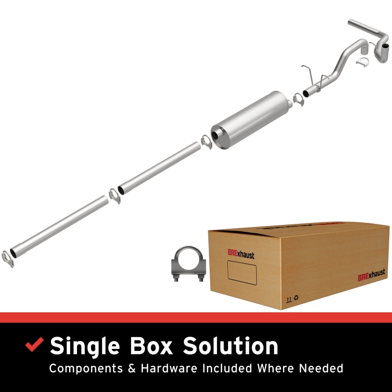 MagnaFlow BRE Exhaust Kit 87-95 Ford F-150 – Direct-Fit Replacement with Mandrel-Bent Pipes and Durable Aluminum Steel Construction