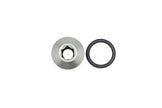 DeatschWerks 6AN ORB Male Plug Low Profile Internal Allen/Hex with O-Ring - Titanium Finish