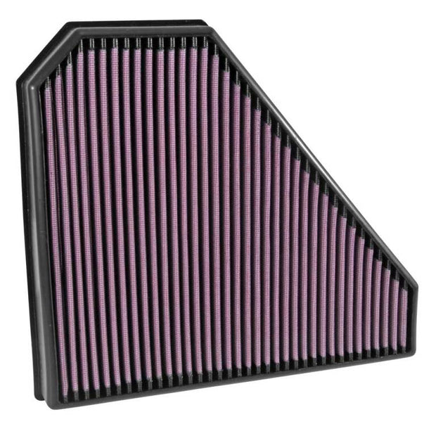 K&N Replacement Panel Air Filter for 2014-2017 Cadillac CTS 3.6L V6 - High-Flow, Reusable Performance Filter
