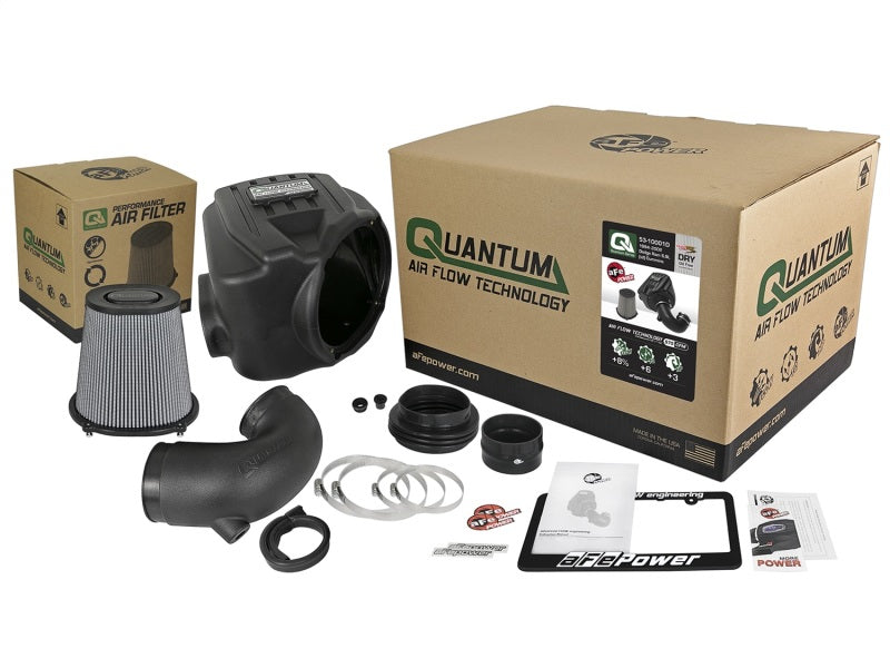 aFe Quantum Pro DRY S Cold Air Intake System for Dodge Ram 2500 and 3500 94-02 with Part Number 53-10001D
