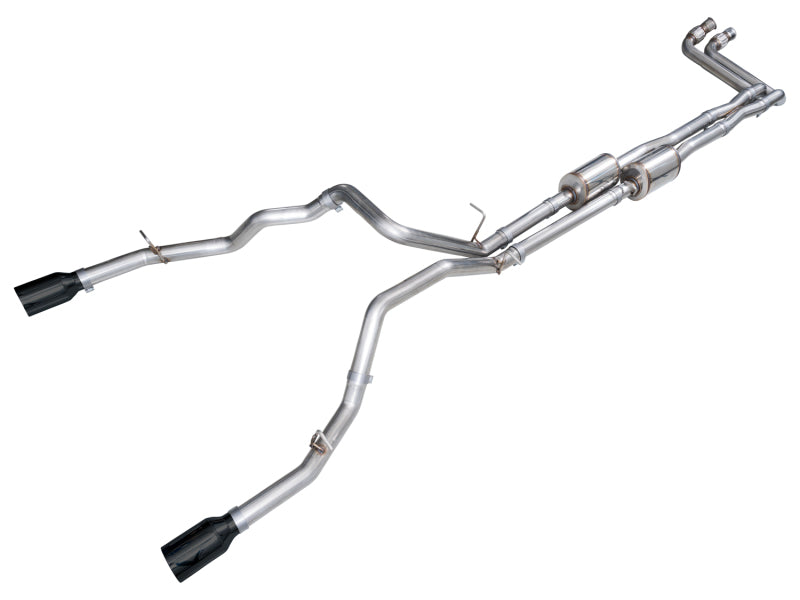 AWE Tuning 2025+ Ram 1500 3.0TT Rebel Cat-Back Exhaust with Diamond Black Tips - Part 3015-33531