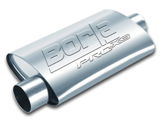 Borla Universal Performance 2.5-inch Inlet/Outlet Turbo XL Muffler with Reversible Design
