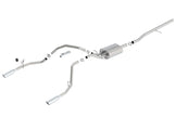 Borla S-Type Cat-Back Exhaust System for 2014-2018 Chevy Silverado 1500 & GMC Sierra 1500 with 5.3L V8