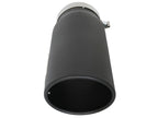 aFe Power MACH Force-Xp 5-inch Inlet x 6-inch Outlet Black Exhaust Tip - 15-inch Length