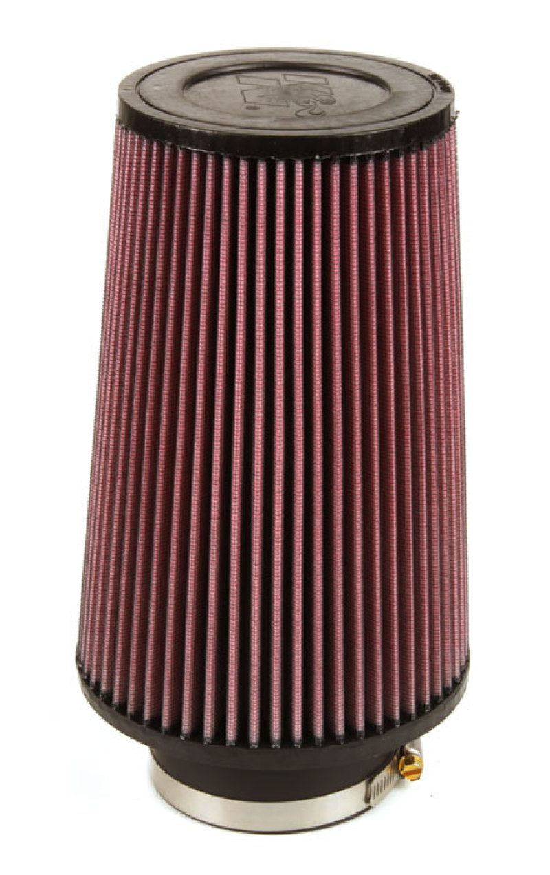 K&N Engineering Universal Rubber Air Filter - 3 1/2 Inch ID, 6 Inch Base, 4 5/8 Inch Top, 9 Inch Height