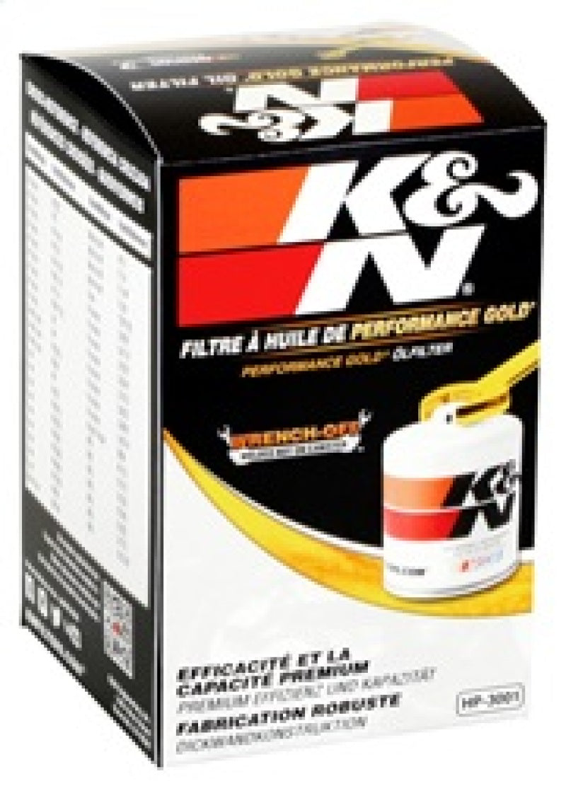 K&N Engineering HP-3001 Premium Oil Filter for Automotive Engines