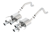 Borla ATAK Axle-Back Exhaust System for 2015-2019 Chevrolet Corvette C7 Z06 & Grand Sport with NPP Valves