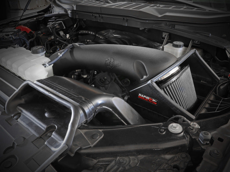 aFe Rapid Induction Cold Air Intake System with Pro DRY S Filter for Ford F-150 2021-2022 V8-5.0L