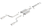 Borla 140125 S-Type Cat-Back Exhaust System for 2005-2010 Chrysler 300C, Dodge Magnum RT, and Dodge Charger RT 5.7L V8