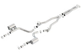 Borla ATAK Cat-Back Exhaust System for 2015-2023 Dodge Charger SRT Hellcat 6.2L V8 with Active Valves