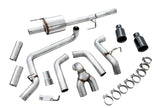 AWE Tuning 2015+ Ford F-150 0FG Dual Exit Performance Exhaust System with 5-Inch Diamond Black Tips