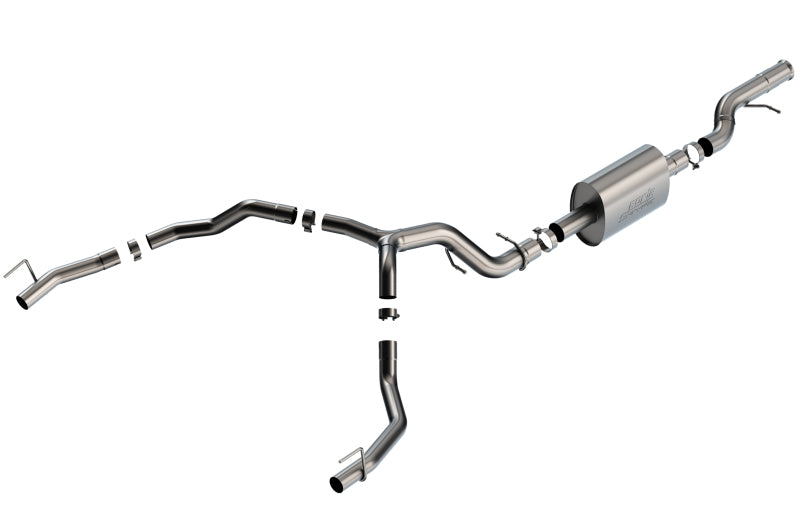 Borla S-Type Cat-Back Exhaust System for 2021-2023 Cadillac Escalade 6.2L V8 2/4WD